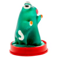 Hand-Painted Frog Condom Model 1 - Unique Fun