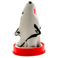 Hand-painted Shark Condom Model 1