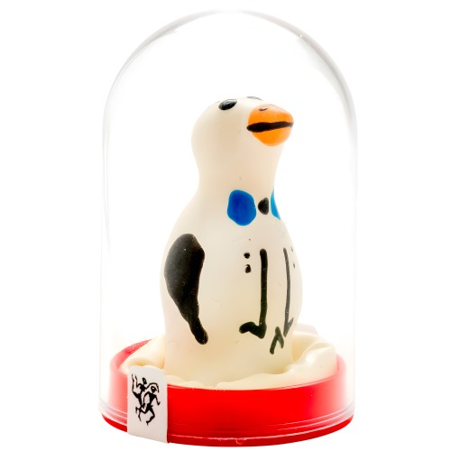 Preservativo Decorativo Pintado A Mano Pingüino Condomerie