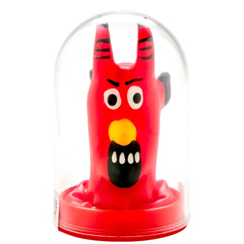 Hand-Painted Decorative Condom - Red Devil