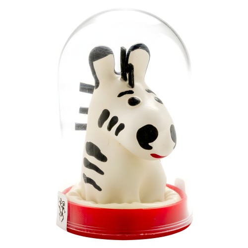 Hand-Painted Zebra Condom