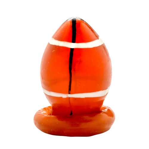 Hand-Painted Rugby Ball Condom