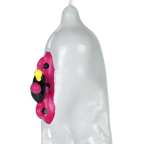 Preservativo Decorativo Pintado A Mano Moto XL de Condomerie