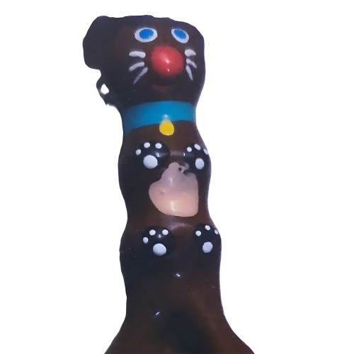 Hand-Painted Decorative Condom Sausage Dog XL