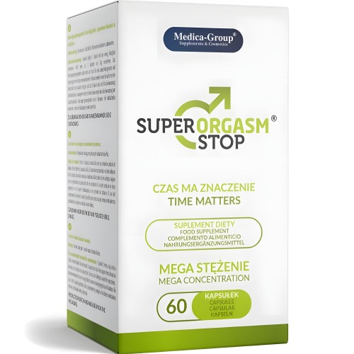 Cápsulas Super Orgasm Stop Para Hombre - Medica Group