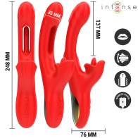 Intense Jessica Multifunction Vibrator Red