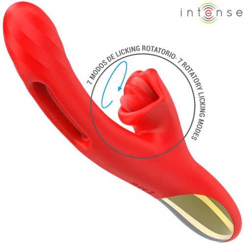 Intense - Jessica Vibrador Multifunción Estimulación Clítoris Rojo