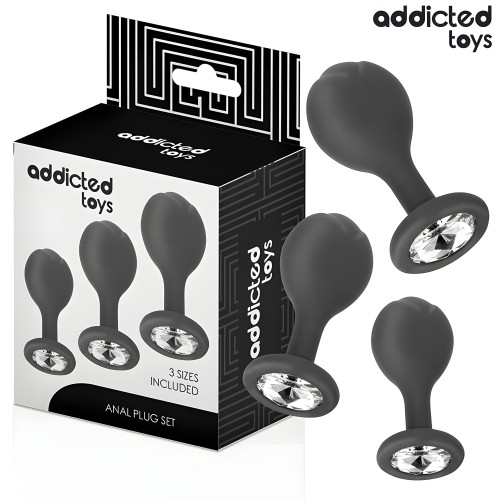 Addicted Toys Set of 3 Silicone Anal Plugs