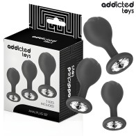 Addicted Toys Set of 3 Silicone Anal Plugs