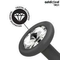 Set De 3 Plug Silicona Anal Con Joya