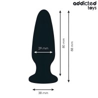 Plug Anal Con Joya Silicona Talla S 8,8 Cm