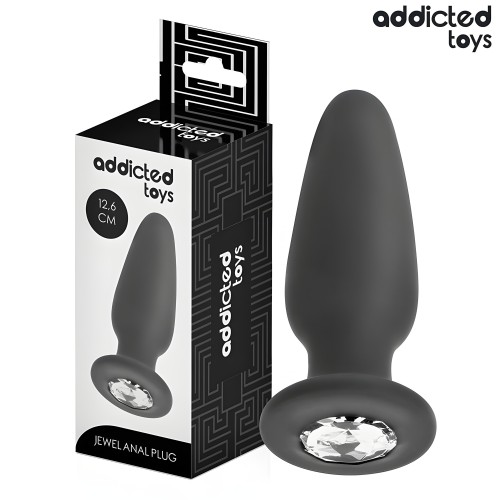 Plug Anal Con Joya Silicona Talla L