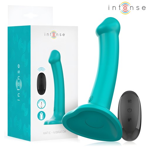 Intense Katie Vibrador Con Ventosa 10 Vibraciones Azul Oscuro