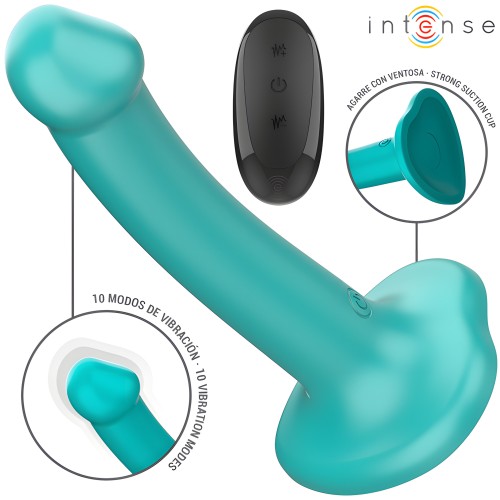 Intense Katie Vibrator with Suction Cup 10 Vibrations Dark Blue