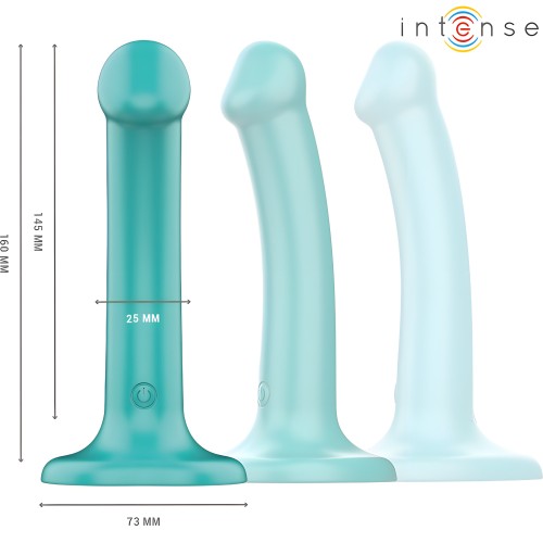 Intense Katie Vibrador Con Ventosa 10 Vibraciones Azul Oscuro