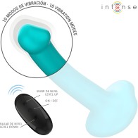 Intense Katie Vibrador Con Ventosa 10 Vibraciones Azul Oscuro