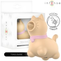 Intense - Estimulador Puppy Lengua Rotadora 360º Para Clítoris Amarillo