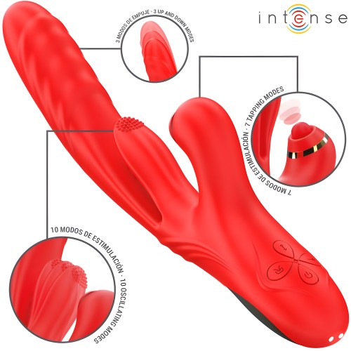Intense - Rosalia Multifunction Vibrator 3 In 1 Red