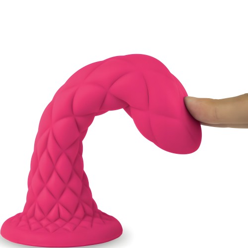 Silexd Dreamy Dildo Fantasy Liquid Silicone Thermoactive Pink 18.5 Cm