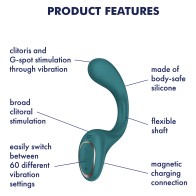 Satisfyer G For Goddess 2 Rabbit Vibrator Green