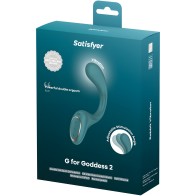 Satisfyer G For Goddess 2 Rabbit Vibrator Green