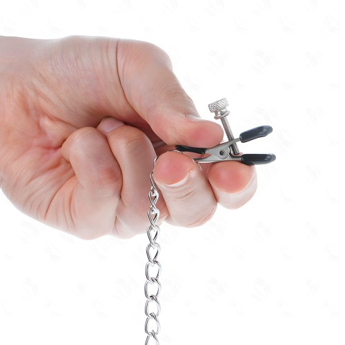 Kink Flat Nipple Clamps - Sensual Stimulation