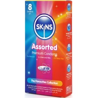 Skins Premium Assorted Condoms Pack of 8
