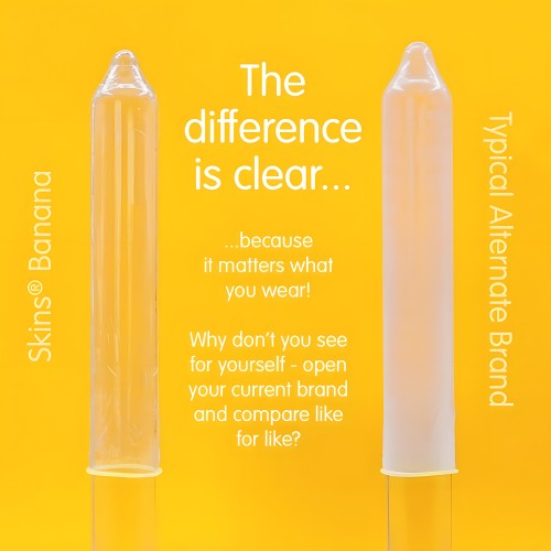 Skins Banana Flavor Condoms