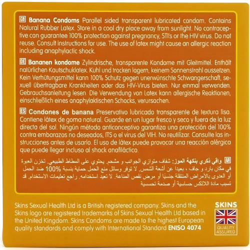 Skins Banana Flavor Condoms