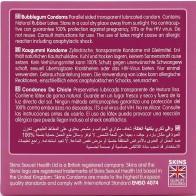 Skins - Premium Condoms Bubblegum Flavor Pack of 4