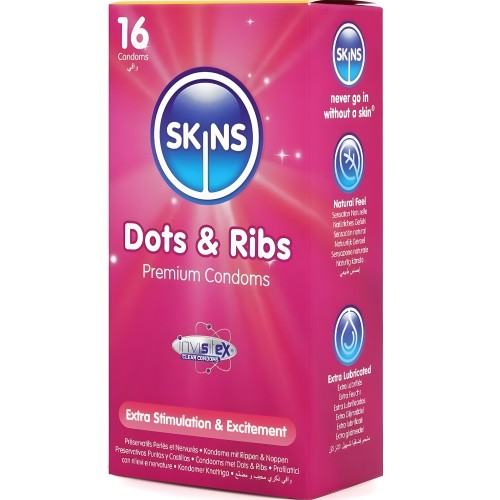 Skins Dots & Ribs Premium Condoms