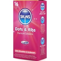 Skins Dots & Ribs Premium Condoms