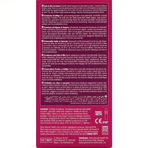 Skins Dots & Ribs Premium Condoms