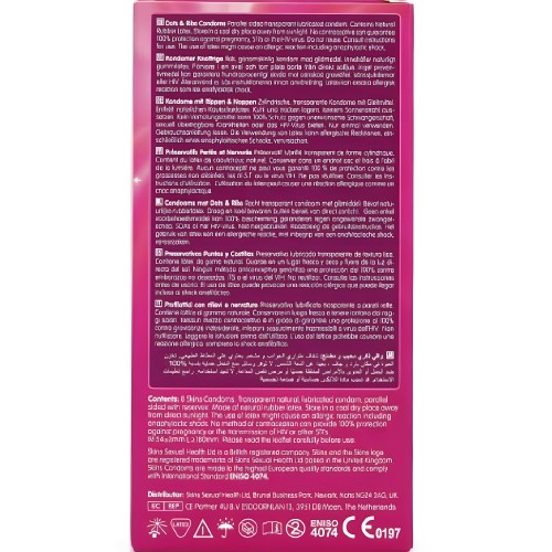 Dots & Ribs Preservativos Premium Pack 8