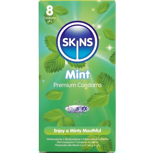 Preservativos Premium Sabor Menta Skins