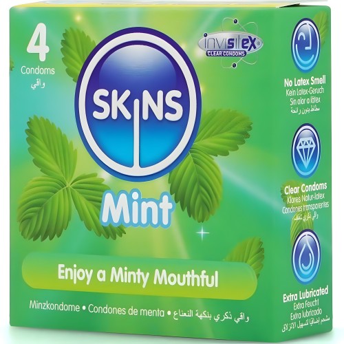 Skins Premium Mint Flavor Condoms
