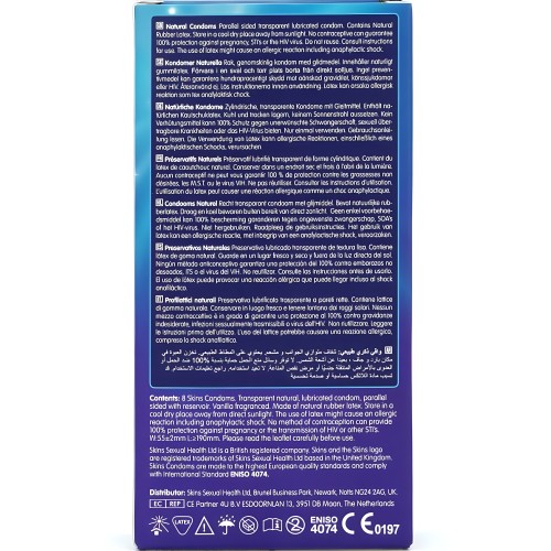 Skins Natural Premium Condoms 8-Pack