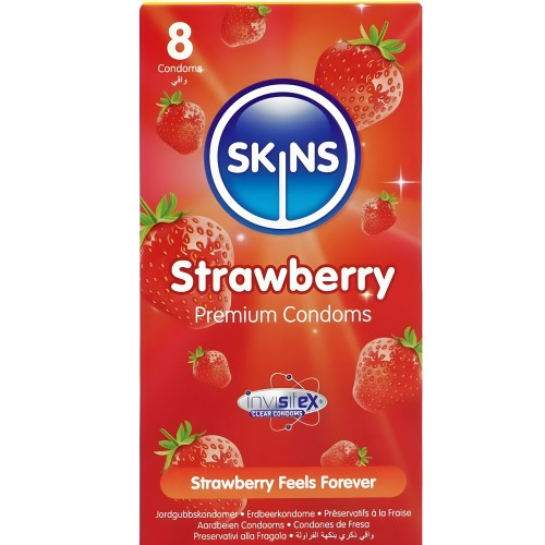 Skins Premium Strawberry Flavored Condoms