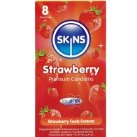 Skins Premium Strawberry Flavored Condoms