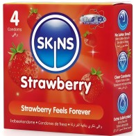 Skins Preservativos Premium Sabor Fresa