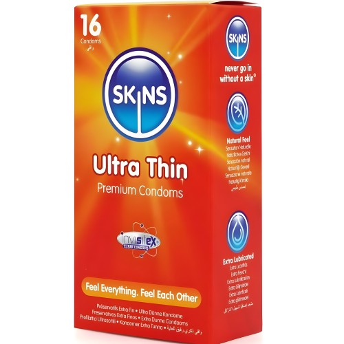 Skins Ultra Thin Preservativos Pack 16