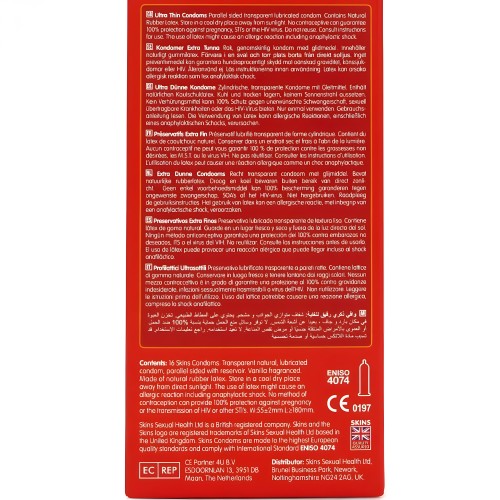 Skins Ultra Thin Condoms 16 Pack