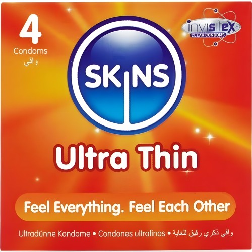 Skins Ultra Thin Condoms Pack of 4