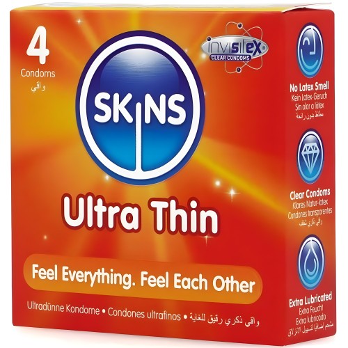 Skins Preservativos Ultrafinos Pack 4
