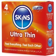 Skins Ultra Thin Condoms Pack of 4