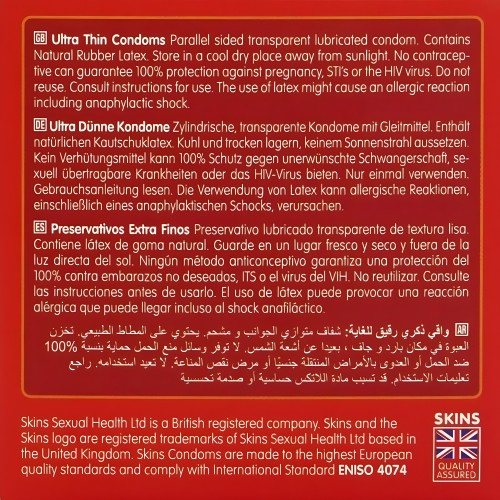 Skins Preservativos Ultrafinos Pack 4