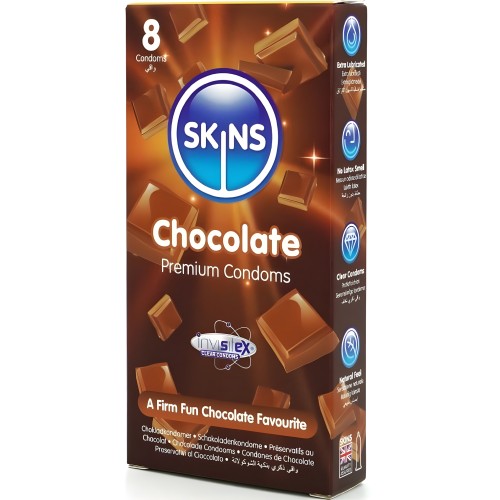 - Preservativos Premium Sabor Chocolate Pack 8