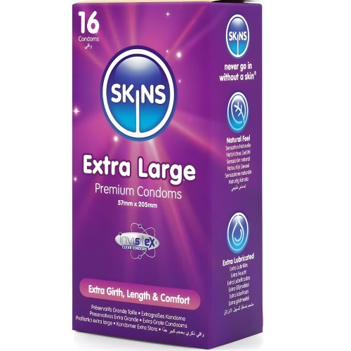 Skins - Extra Large Premium Condoms Pack 16