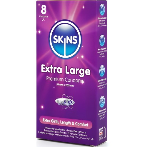 Skins Extra Large Condoms - Premium Comfort