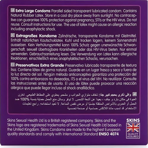 Skins Extra Large Condoms